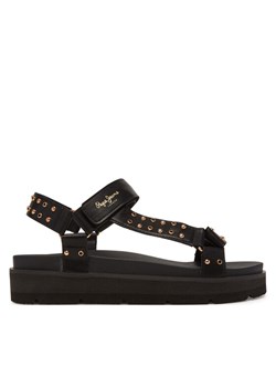 Pepe Jeans Sandały PLS90678 Czarny ze sklepu MODIVO w kategorii Sandały damskie - zdjęcie 181178573