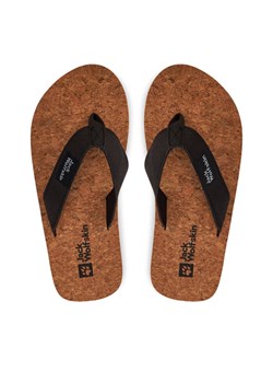 Jack Wolfskin Japonki Ecostride 2 Slipper W 4051931 Czarny ze sklepu MODIVO w kategorii Klapki damskie - zdjęcie 181178661
