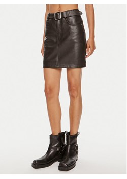 Pinko Spódnica skórzana Grenada 103894 A21L Brązowy Regular Fit ze sklepu MODIVO w kategorii Spódnice - zdjęcie 181178684