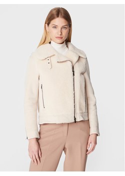 Peserico Kożuch S21334C03 Écru Regular Fit ze sklepu MODIVO w kategorii Kożuchy - zdjęcie 181178864