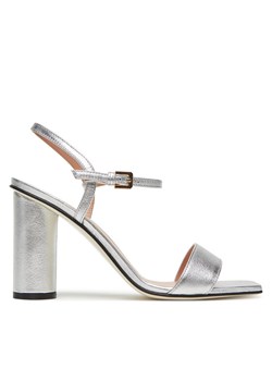 Pollini Sandały SA16328C0MTH0902 Srebrny ze sklepu MODIVO w kategorii Sandały damskie - zdjęcie 181179101