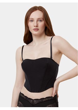 Triumph Gorset Triumph Signature Sheer Corset Bra 10216647 Czarny ze sklepu MODIVO w kategorii Gorsety - zdjęcie 181179123