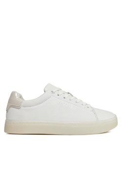 Calvin Klein Sneakersy Cupsole Lace Up Pearl HW0HW01897 Biały ze sklepu MODIVO w kategorii Trampki damskie - zdjęcie 181179164