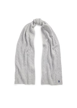 Polo Ralph Lauren Szalik 455956296004 Szary ze sklepu MODIVO w kategorii Szaliki i chusty damskie - zdjęcie 181179183