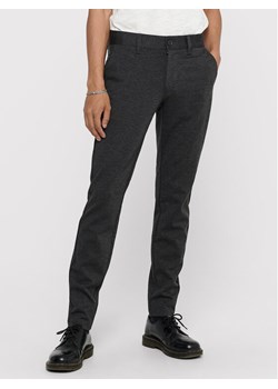 Only & Sons Chinosy Mark 22010209 Szary Slim Fit ze sklepu MODIVO w kategorii Spodnie męskie - zdjęcie 181179313