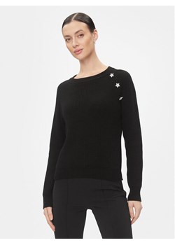 Kontatto Sweter 3M1238 Czarny Regular Fit ze sklepu MODIVO w kategorii Swetry damskie - zdjęcie 181179374