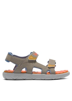 Timberland Sandały Perkins Row 2 Strap Sandal TB0A5VMD1101 Szary ze sklepu MODIVO w kategorii Sandały dziecięce - zdjęcie 181179483