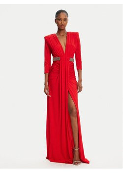Babylon Sukienka wieczorowa S00862 Czerwony Regular Fit - id: 0000305485625 - marki BABYLON - 181179553 Babylon Sukienka wieczorowa S00862 Czerwony Regular Fit ze sklepu MODIVO w kategorii Sukienki - zdjęcie 181179553