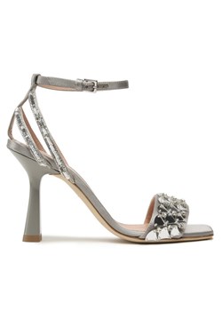 Alberta Ferretti Sandały 23151A6312 8221 Szary ze sklepu MODIVO w kategorii Sandały damskie - zdjęcie 181179580