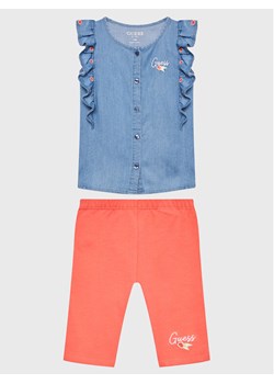 Guess Komplet bluzka i legginsy A3GG03 WFBS0 Kolorowy Regular Fit ze sklepu MODIVO w kategorii Komplety niemowlęce - zdjęcie 181179613