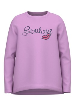 NAME IT Bluzka 13218897 Fioletowy Relaxed Fit ze sklepu MODIVO w kategorii Bluzki dziewczęce - zdjęcie 181179660
