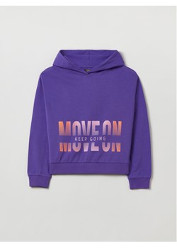 OVS Bluza 1898254 Fioletowy Regular Fit ze sklepu MODIVO w kategorii Bluzy dziewczęce - zdjęcie 181179784