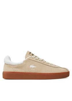 Lacoste Sneakersy Baseshot 7-48SFA0010 Beżowy ze sklepu MODIVO w kategorii Trampki damskie - zdjęcie 181179852