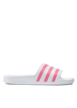 adidas Klapki adilette Aqua GZ5237 Biały ze sklepu MODIVO w kategorii Klapki damskie - zdjęcie 181179893