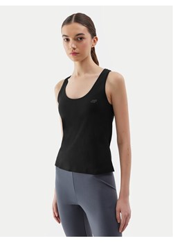 4F Top 4FWSS24TSLEF041 Czarny Slim Fit ze sklepu MODIVO w kategorii Bluzki damskie - zdjęcie 181180203