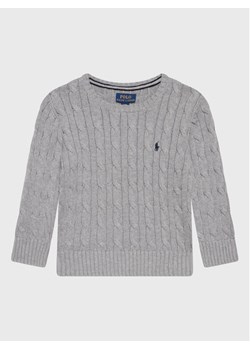 Polo Ralph Lauren Sweter 323702674041 Szary Regular Fit ze sklepu MODIVO w kategorii Swetry chłopięce - zdjęcie 181180210