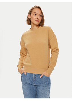 Calvin Klein Bluza Nano Logo K20K207213 Beżowy Relaxed Fit ze sklepu MODIVO w kategorii Bluzy damskie - zdjęcie 181180241