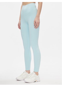 Calvin Klein Performance Legginsy 00GWS3L602 Niebieski Slim Fit ze sklepu MODIVO w kategorii Spodnie damskie - zdjęcie 181180293