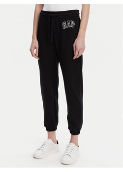 Gap Spodnie dresowe 889527-00 Czarny Relaxed Fit ze sklepu MODIVO w kategorii Spodnie damskie - zdjęcie 181180304