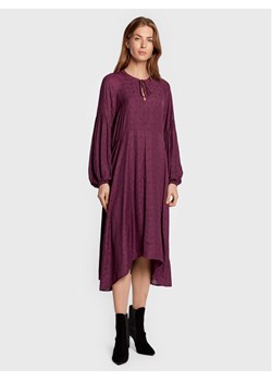 Karen by Simonsen Sukienka codzienna Emey 10104014 Fioletowy Relaxed Fit ze sklepu MODIVO w kategorii Sukienki - zdjęcie 181180333