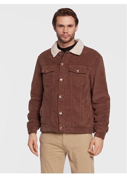 Redefined Rebel Kożuch Ari Corduroy 215086 Brązowy Regular Fit ze sklepu MODIVO w kategorii Kurtki męskie - zdjęcie 181180512