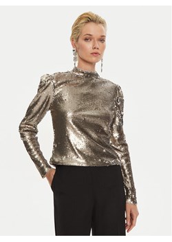 Bruuns Bazaar Bluzka Aniqa BBW4155 Srebrny Regular Fit ze sklepu MODIVO w kategorii Bluzki damskie - zdjęcie 181180664