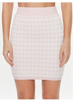 Guess Spódnica mini W4RD65 Z3DA0 Różowy Slim Fit ze sklepu MODIVO w kategorii Spódnice - zdjęcie 181180712