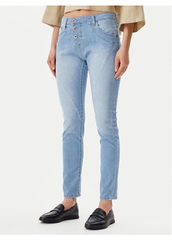 Please Jeansy P78ABQ2NQJ Niebieski Slim Fit ze sklepu MODIVO w kategorii Jeansy damskie - zdjęcie 181180732