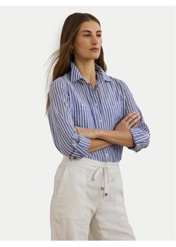 LAUREN RALPH LAUREN Koszula 200970150001 Niebieski Relaxed Fit ze sklepu MODIVO w kategorii Koszule damskie - zdjęcie 181180950