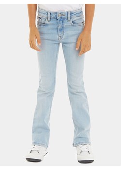 Calvin Klein Jeans Jeansy IG0IG02378 Niebieski Flare Fit ze sklepu MODIVO w kategorii Spodnie dziewczęce - zdjęcie 181180971