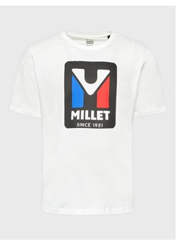 Millet T-Shirt Heritage Ts Ss M Miv9659 Biały Regular Fit ze sklepu MODIVO w kategorii T-shirty męskie - zdjęcie 181181040