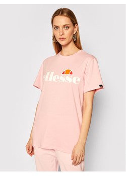 Ellesse T-Shirt Albany SGS03237 Różowy Regular Fit ze sklepu MODIVO w kategorii Bluzki damskie - zdjęcie 181181041
