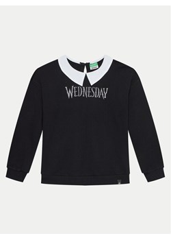 United Colors Of Benetton Bluza 3J68C10MD Czarny Regular Fit ze sklepu MODIVO w kategorii Bluzy chłopięce - zdjęcie 181181042