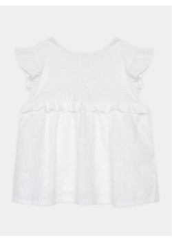 United Colors Of Benetton Sukienka codzienna 47YZAV00B Biały Regular Fit ze sklepu MODIVO w kategorii Ubranka do chrztu - zdjęcie 181181053