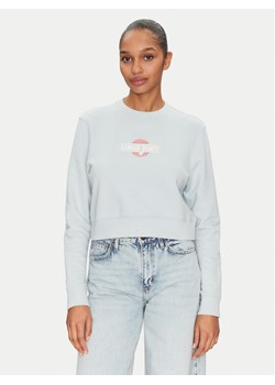 Guess Jeans Bluza W5GQ20 K68I4 Błękitny Regular Fit - id: 0000304863127 - marki Guess - 181181060 Guess Jeans Bluza W5GQ20 K68I4 Błękitny Regular Fit ze sklepu MODIVO w kategorii Bluzy damskie - zdjęcie 181181060