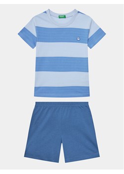 United Colors Of Benetton Piżama 3ERS0P06G Niebieski Regular Fit ze sklepu MODIVO w kategorii Piżamy dziecięce - zdjęcie 181181064
