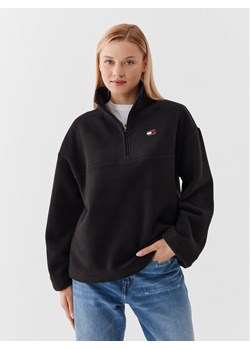 Tommy Jeans Bluza Badge DW0DW16271 Czarny Oversize ze sklepu MODIVO w kategorii Bluzy damskie - zdjęcie 181181113