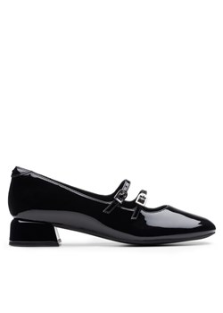 Clarks Baleriny Daiss 30 Shine 26174712 Czarny ze sklepu MODIVO w kategorii Balerinki - zdjęcie 181181240