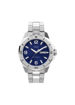 Timex Zegarek Essex TW2W79500 Srebrny ze sklepu MODIVO w kategorii Zegarki - zdjęcie 181181271