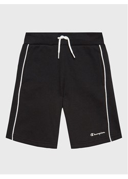 Champion Szorty sportowe Script Logo 306147 Czarny Regular Fit ze sklepu MODIVO w kategorii Spodenki chłopięce - zdjęcie 181181452