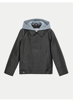 Original Marines Kurtka z imitacji skóry DFP4072YM Czarny Regular Fit ze sklepu MODIVO w kategorii Kurtki chłopięce - zdjęcie 181181580