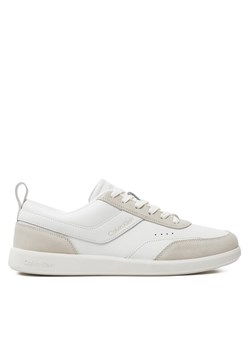 Calvin Klein Sneakersy Low Top Lace Up Lth Mix HM0HM00851 Biały ze sklepu MODIVO w kategorii Buty sportowe męskie - zdjęcie 181181591