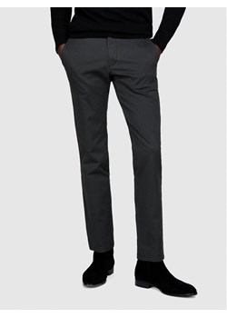 Sisley Spodnie materiałowe 4QUXSF02X Szary Slim Fit ze sklepu MODIVO w kategorii Spodnie męskie - zdjęcie 181181593