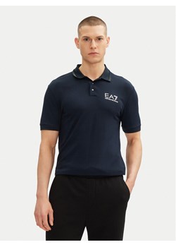 EA7 Emporio Armani Polo 7M000300 AF13739 UB102 Granatowy Slim Fit ze sklepu MODIVO w kategorii T-shirty męskie - zdjęcie 181181601