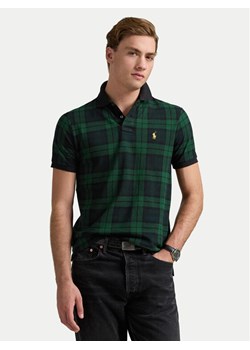Polo Ralph Lauren Polo 710962013001 Zielony Custom Slim Fit ze sklepu MODIVO w kategorii T-shirty męskie - zdjęcie 181181651