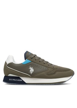 U.S. Polo Assn. Sneakersy NOBIL003G Khaki ze sklepu MODIVO w kategorii Buty sportowe męskie - zdjęcie 181181910