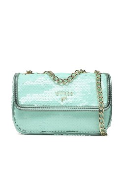 Guess Torebka Mini Crossbody Bag J3GZ12 WFHI0 Turkusowy ze sklepu MODIVO w kategorii Torby i walizki dziecięce - zdjęcie 181182002