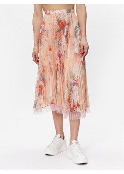 TWINSET Spódnica plisowana 231TP2733 Pomarańczowy Regular Fit ze sklepu MODIVO w kategorii Spódnice - zdjęcie 181182063