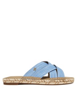 Tommy Hilfiger Espadryle Chambray Espadrille Mule FW0FW08501 Niebieski ze sklepu MODIVO w kategorii Espadryle damskie - zdjęcie 181182183