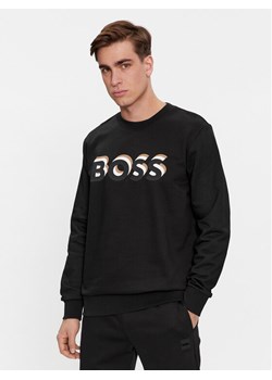 Boss Bluza Soleri 07 50507939 Czarny Relaxed Fit ze sklepu MODIVO w kategorii Bluzy męskie - zdjęcie 181182394